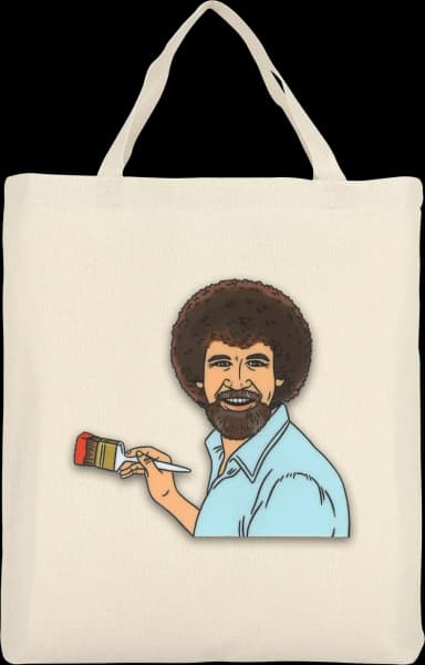 Bob Ross Beutel (kurze Henkel) - Natur