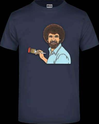Bob Ross T-Shirt - Navy