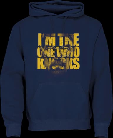I am the One Who Knocks Hoodie - Französisch Navy