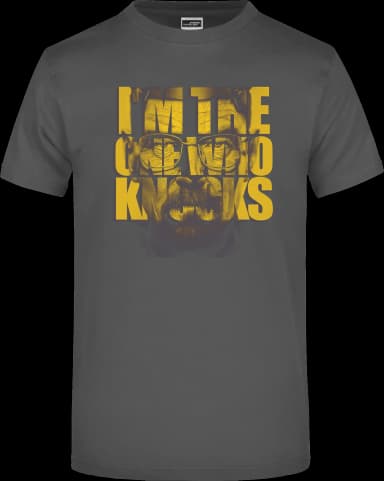 I am the One Who Knocks T-Shirt - Graphit