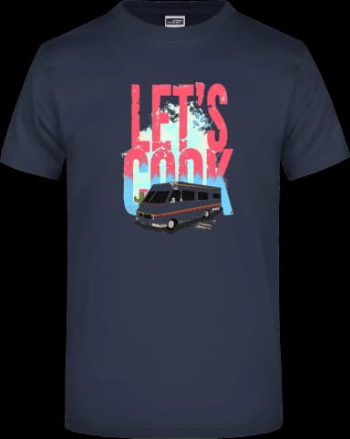 Breaking Bad Let's Cook T-Shirt - Navy