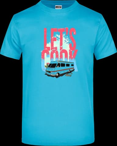 Breaking Bad Let's Cook T-Shirt - Türkis