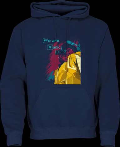 Breaking Bad We Are Back Hoodie - Französisch Navy