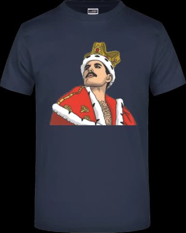 Freddy Mercury T-Shirt - Navy