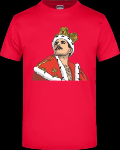 Freddy Mercury T-Shirt - Rot