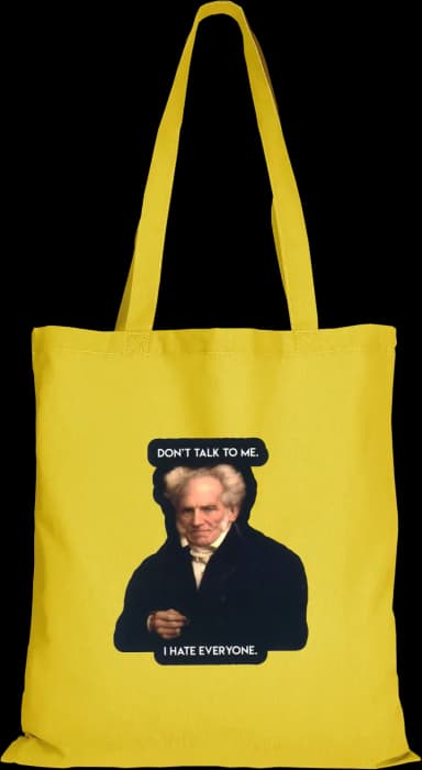 Schopenhauer Beutel Lang - Gelb