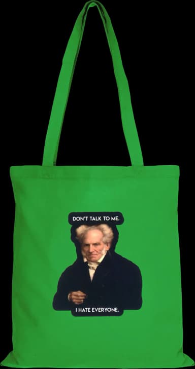 Schopenhauer Beutel Lang - Maigrün