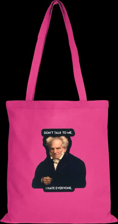 Schopenhauer Beutel Lang - Pink