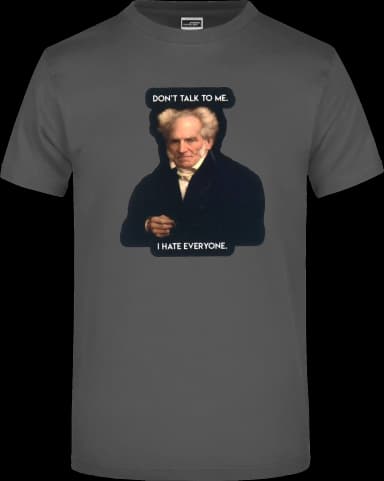 Schopenhauer T-Shirt - Graphit