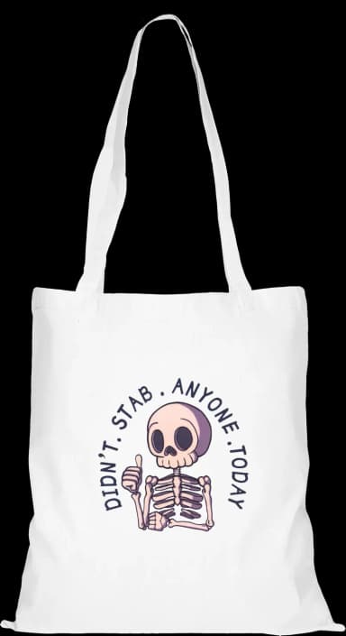 Stab Beutel Lang - Weiß