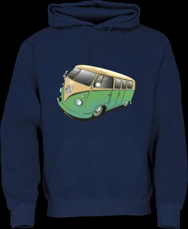 VW Bulli Hoodie - Französisch Navy